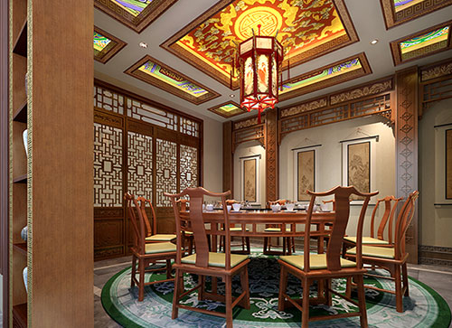 海南藏族中式古典风格家居装修设计效果图