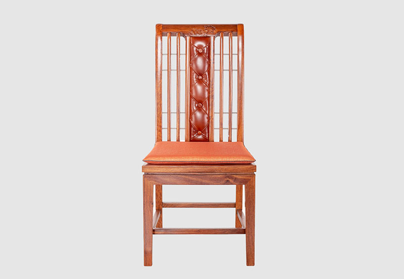 海南藏族芙蓉榭中式实木餐椅效果图